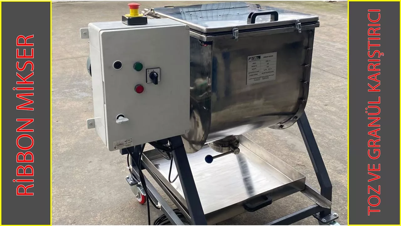 Yatay Tip Toz Karıştırma Mikseri